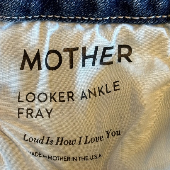 MOTHER Looker Ankle Fray Jeans - Picture 3 of 11
